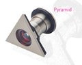 Pyramid Type Brass Door Viewer 