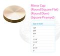 Brass Flat Mirror Cap