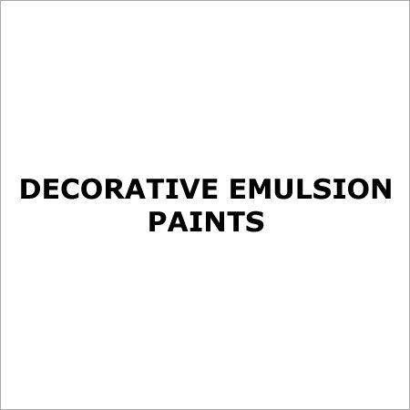 Decorative Emulsion Paints