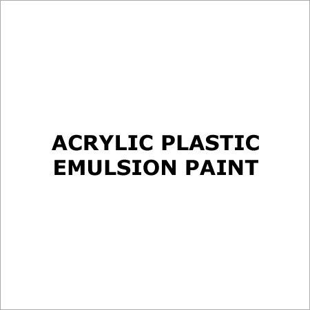 Acrylic Plastic Emulsion Paint