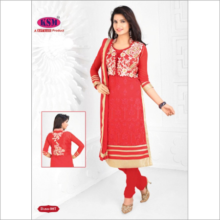 Red Fancy Kurties