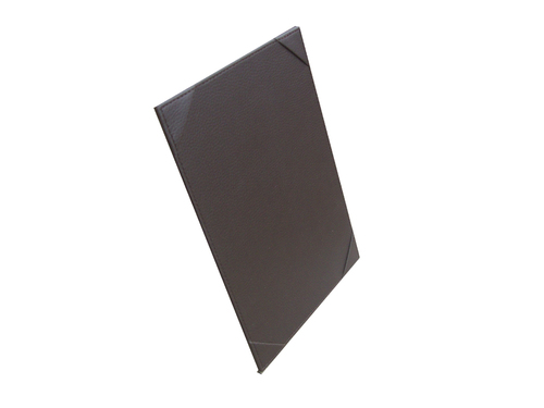 Leather Tent Card Holder Menu Holder
