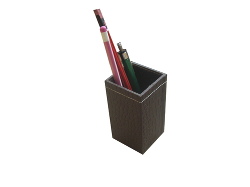 Brown Pencil Cup,Pen Cup,Pen Box