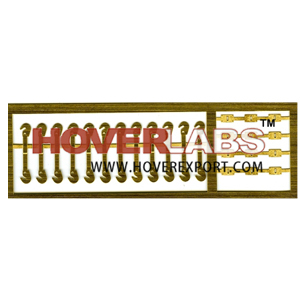Hook's Coupling - Metal, Double Hook, Gold Finish | Secure Connection, Durable Design, Easy to Use