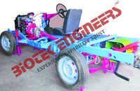 Rear Wheel Drive Car Chassis 4 Stroke 4 Cylinder Petrol Engine (motor Driven)