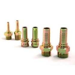 Hydraulic Hose-Fitting-250x250 - Brass, 2 Inch-3 Inch Sizes, Golden Color, Zinc Coated | Suitable for Excavators, Leak-Proof Hose Connection