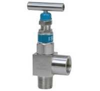 Angle Needle Valves Screwed Bonnet Design - Stainless Steel, 2 Inch, Silver | Medium Pressure, Needle Structure, Water Compatible