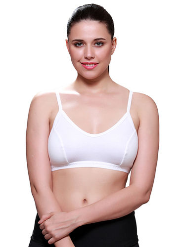 Cotton Plain Ladies Padded Sports Bra, For Inner Wear at Rs 125