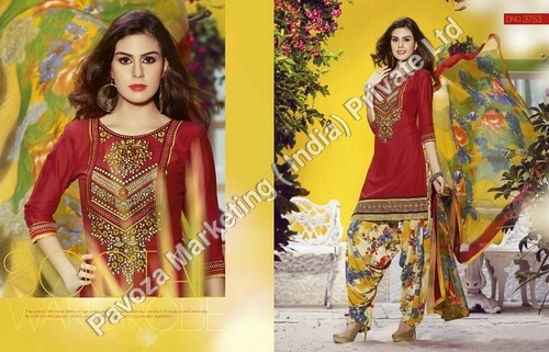 ZARA PATIYALA 3 COTTON SUITS ON WHOLESALE