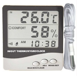Big display INDOOR-OUTDOOR Thermo Hygro Meter
