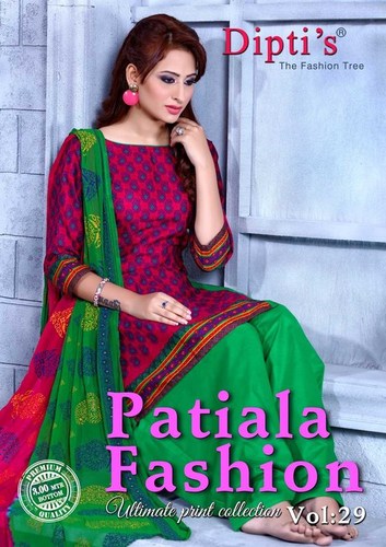 Ladies Cotton Patiala Suit
