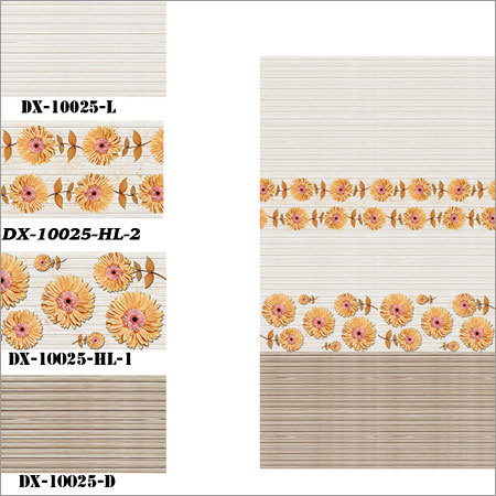 Floral Bathroom Wall Tiles