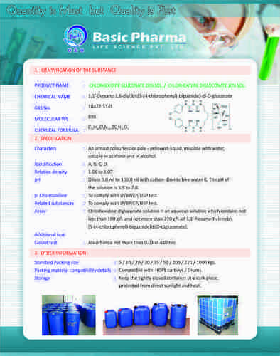 Chlorhexidine Gluconate IP