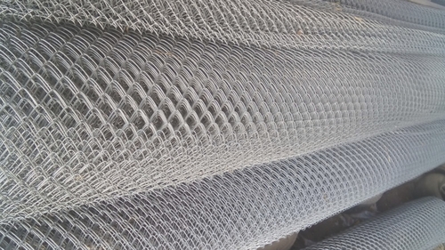 galvanized chain link fence