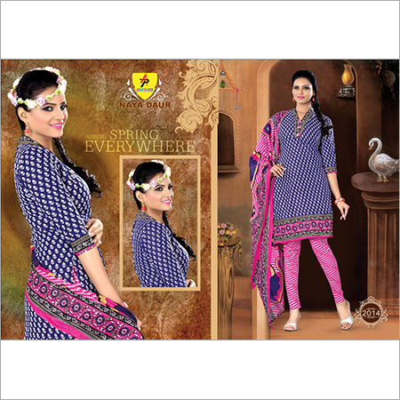 Unstitched Cotton Dress Materials