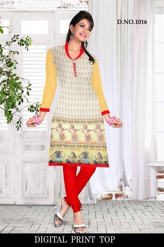 digital print western kurtis