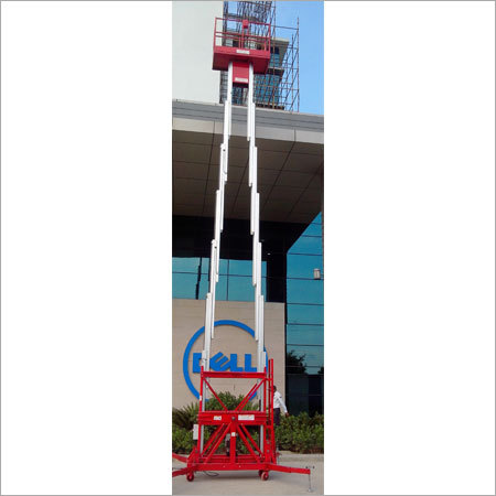 Double mast aerial work platform By SERVO TECH INDIA