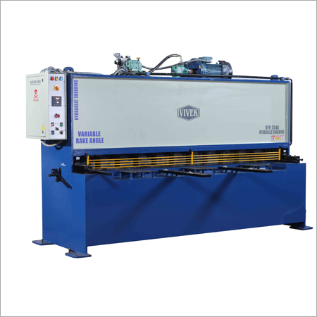 Hydraulic Shearing Machine - Mild Steel, 110-440V | Automatic, Electric Power, Blue And Grey Color