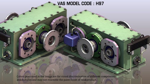 VAS-PDU-H97-MSA-3BORE-13 800NM-R1.0-B65 Gearbox