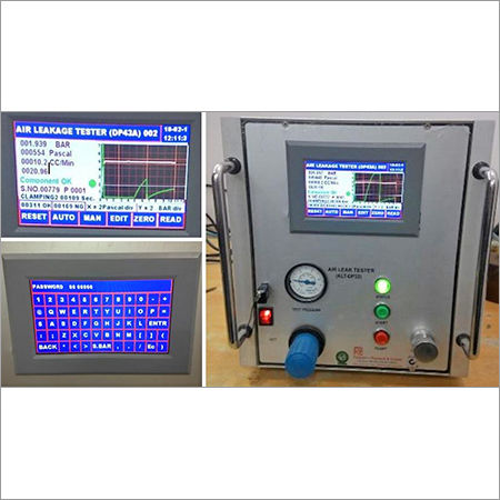 Leakage Test System HMI Touchscreen Type