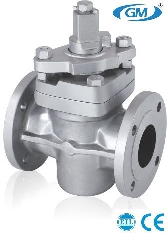 Silver Metal Seat Plug Valve