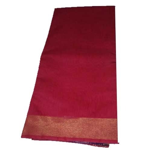 Plain Red Silk Sarees
