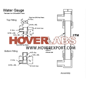 Water Gauge Model - Metal, Threaded Connection, 10 Bar Pressure | Accurate Reading, Automated Sump Tank Operation, Durable Design
