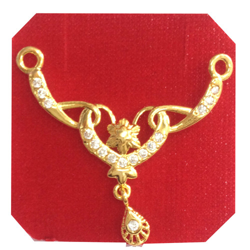 Inexpencive Jewelery - Copper & Brass, 2-3 cm, Gold | Elegant Design, Polished Finish, Cubic Zirconia Stone