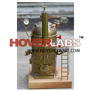 Steam Engine Model With A Boiler