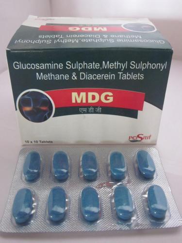 Glucosamine, Diacerein & Methylsulphonyl Tablets