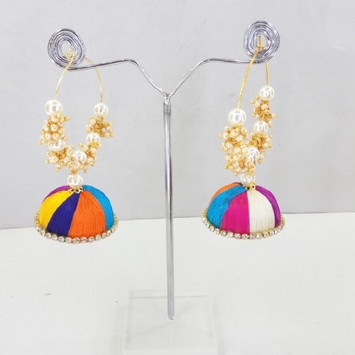 Earrings - Silk Thread Jewelry Gender: Women