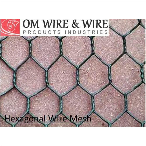 Silver Hexagonal Wire Mesh