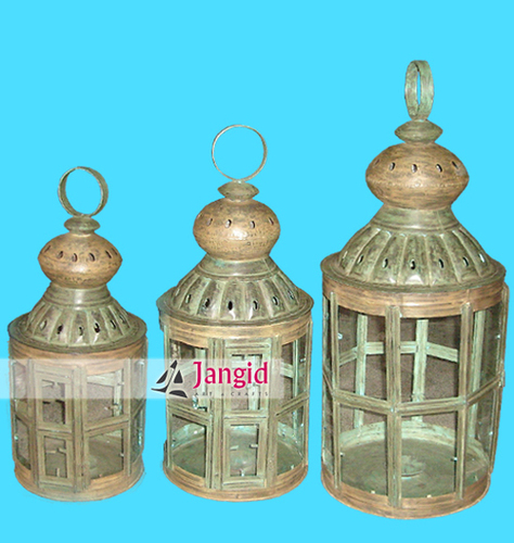 Metal Iron Rustic Handmade Lantern Sets