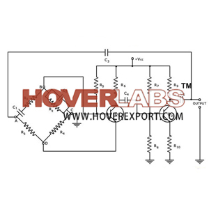 WEIN BRIDGE OSCILLATOR - 10x15cm, 9-12V DC | Precise Oscillation, Stable Output, Educational Tool