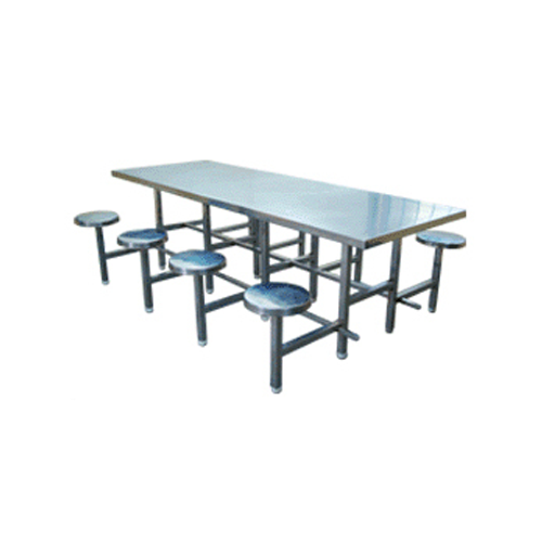 Food Service Table - Stainless Steel, Variable Dimensions | Multipurpose, Rust Resistant, Smooth Finish, Easy Clean, Seats 8-10