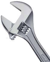 Wrenches - Alloy Steel, Chrome Plated, Adjustable Jaw | Versatile Use, Durable Build, Rust Resistance, Secure Grip