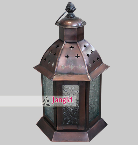 Metal Indian Home Decor Brass Candle Lantern