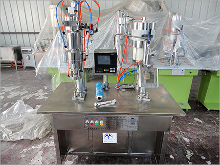 Semi Automatic Bag On Valve Filling Machine Semi Automatic Bag On Valve Filling Machine