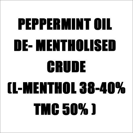 Dementholised Peppermint Oil By HINDUSTAN MINT & AGRO PRODUCTS PVT. LTD.