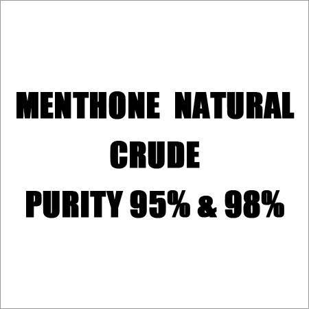 Menthone  Natural Crude Purity 95% & 98%