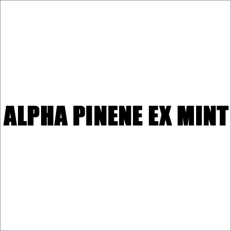 Premium Alpha Pinene Ex Mint - CAS No 80-56-8, Clear Colorless Liquid, Assay 95.0%-99.0%, Natural Mint-Derived Terpene with Pine Aroma, Shelf Life 24 Months