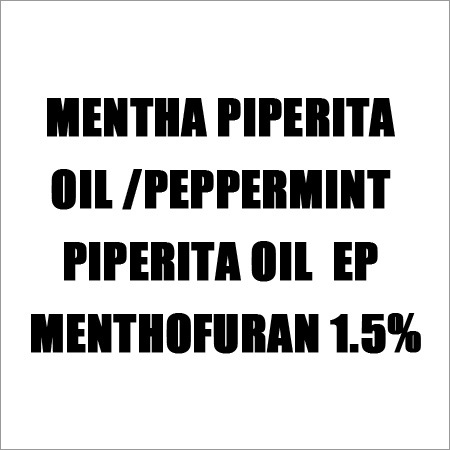 Peppermint Piperita Oil