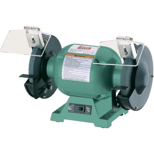 Bench Grinder - 0.5 HP Double Ended 415V 2880 RPM 200mm Dia Grinding Wheels | Energy Efficient Heavy Duty Reliable Performance
