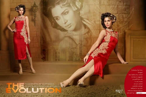 CHANDERI SALWAR SUIT