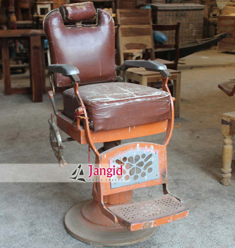 Crafted Indian Vintage Barber Chair