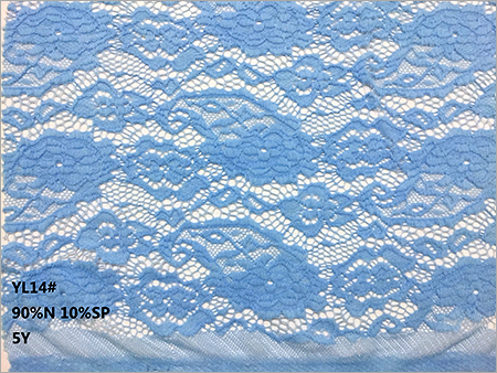 Jacquard Nylon Stretch Lace Fabric