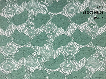 High Quality Leaf Jacquard Nylon Stretch Lace