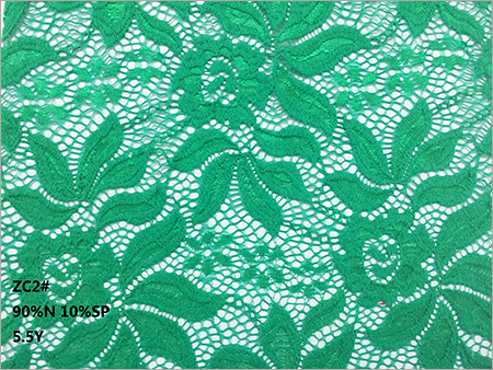 Floral Jacquard Nylon Stretch Lace
