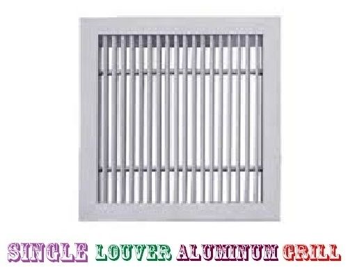 Single Louver Aluminum Grill