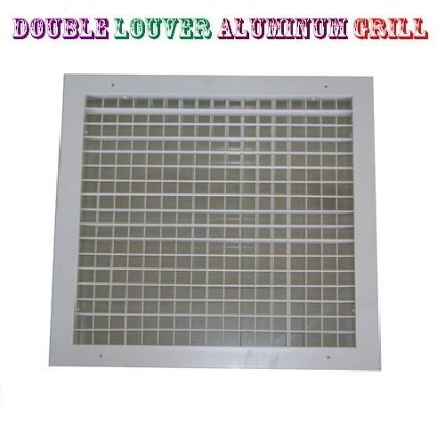 Double Louver Aluminum Grill